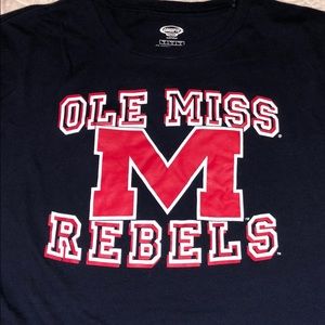 Navy Short Sleeve Ole Miss T-Shirt